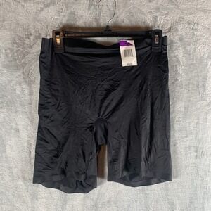 Maidenform Women's Thigh Tummy Slimmer 2XL Shapewea High Waist Black NWT‎